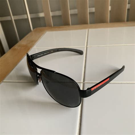 Prada SPS 50I 62 12 Sunglasses Black Frame Only 1BO